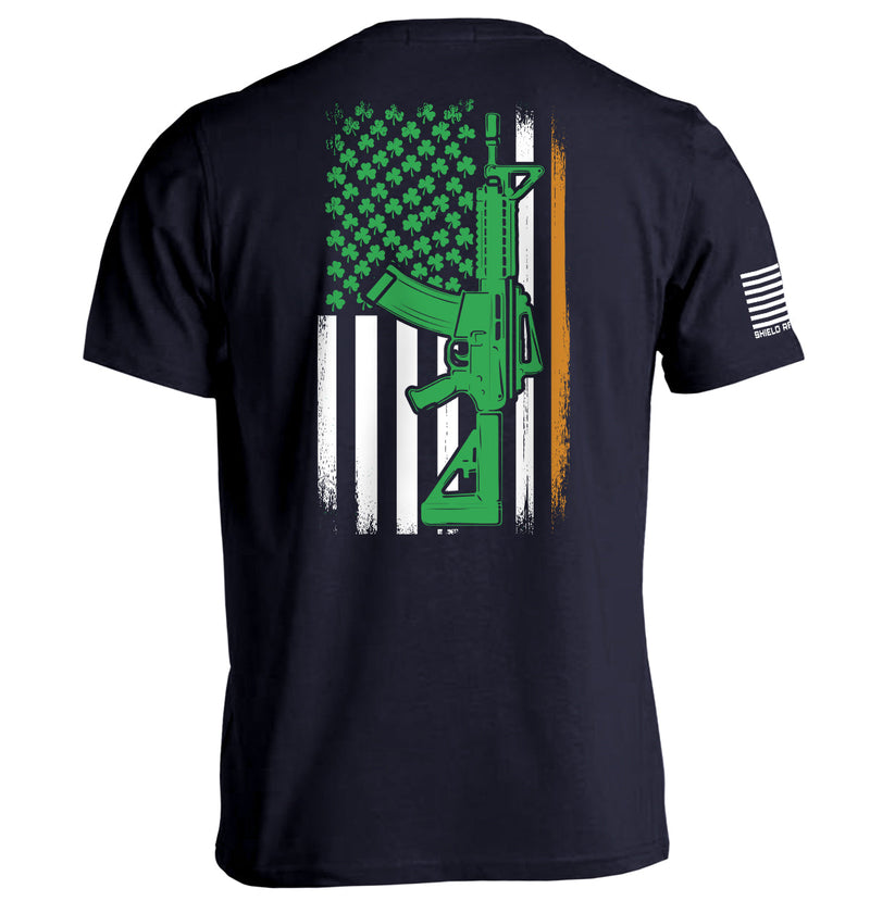 Load image into Gallery viewer, AR15 Irish American Flag (Back Print)
