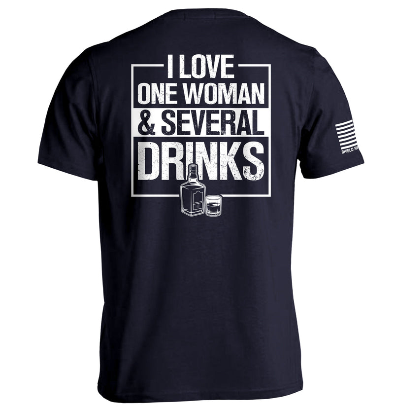 Load image into Gallery viewer, I Love One Woman &amp; Several Drinks
