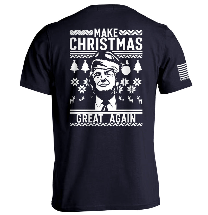 Load image into Gallery viewer, Make Christmas Great Again Trump Sweater Print
