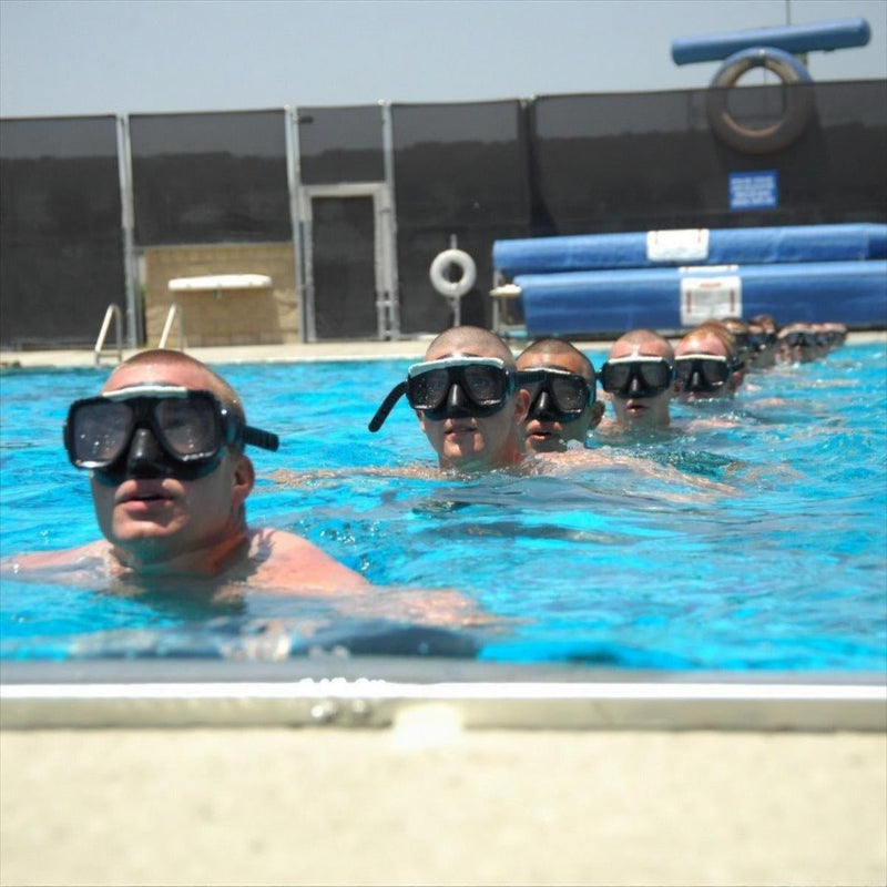 Load image into Gallery viewer, ATACLETE Low-Volume BUDS Twin Lens Dive Mask &amp; Snorkel Combo
