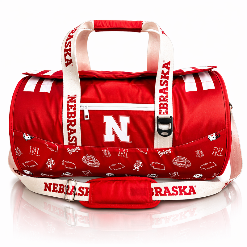 Load image into Gallery viewer, University of Nebraska Duffel Cooler

