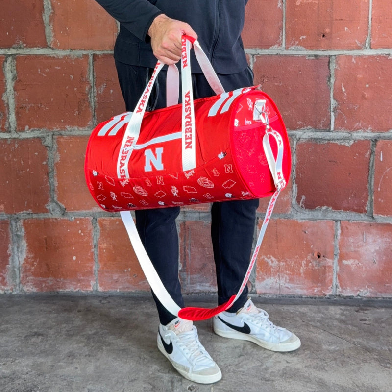 Load image into Gallery viewer, University of Nebraska Duffel Cooler
