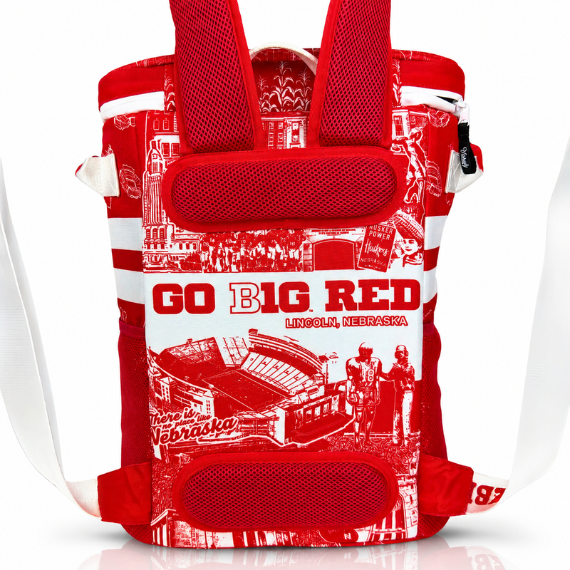 Load image into Gallery viewer, University of Nebraska Backpack Cooler
