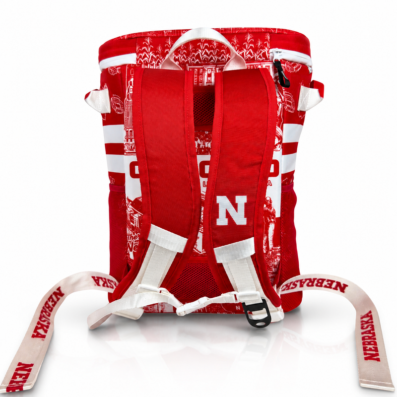 Load image into Gallery viewer, University of Nebraska Backpack Cooler
