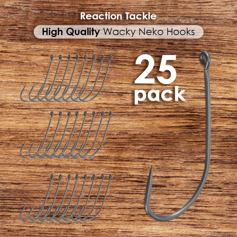 Load image into Gallery viewer, Reaction Tackle Wacky Neko Hooks- 25 Pack
