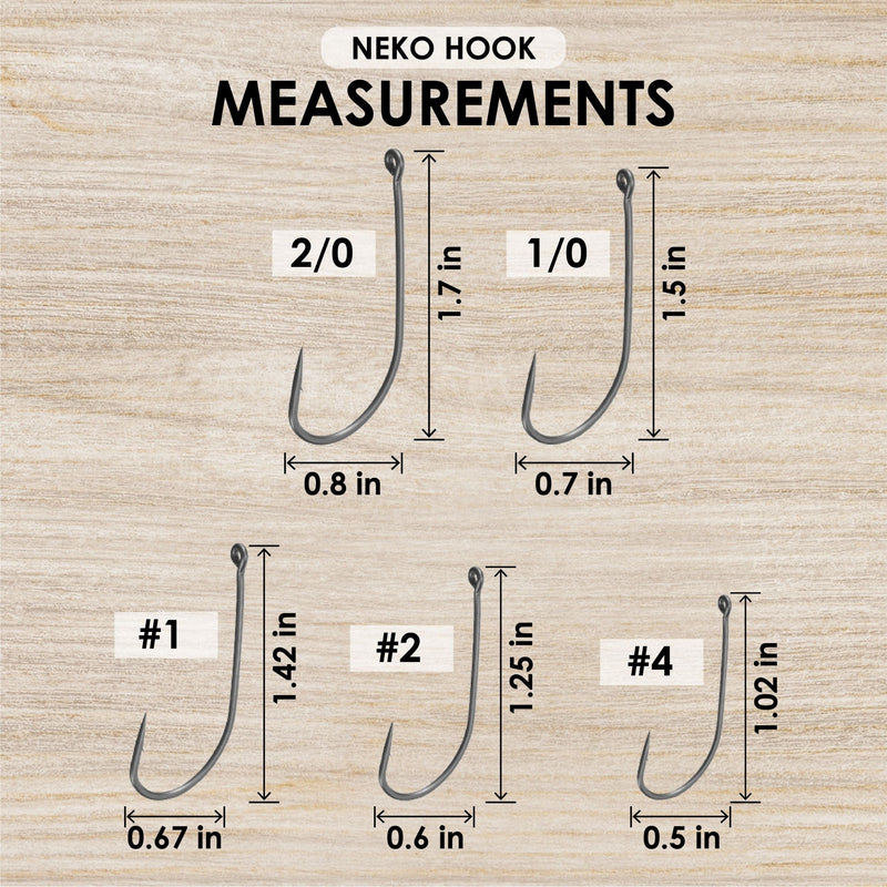 Load image into Gallery viewer, Reaction Tackle Wacky Neko Hooks- 25 Pack
