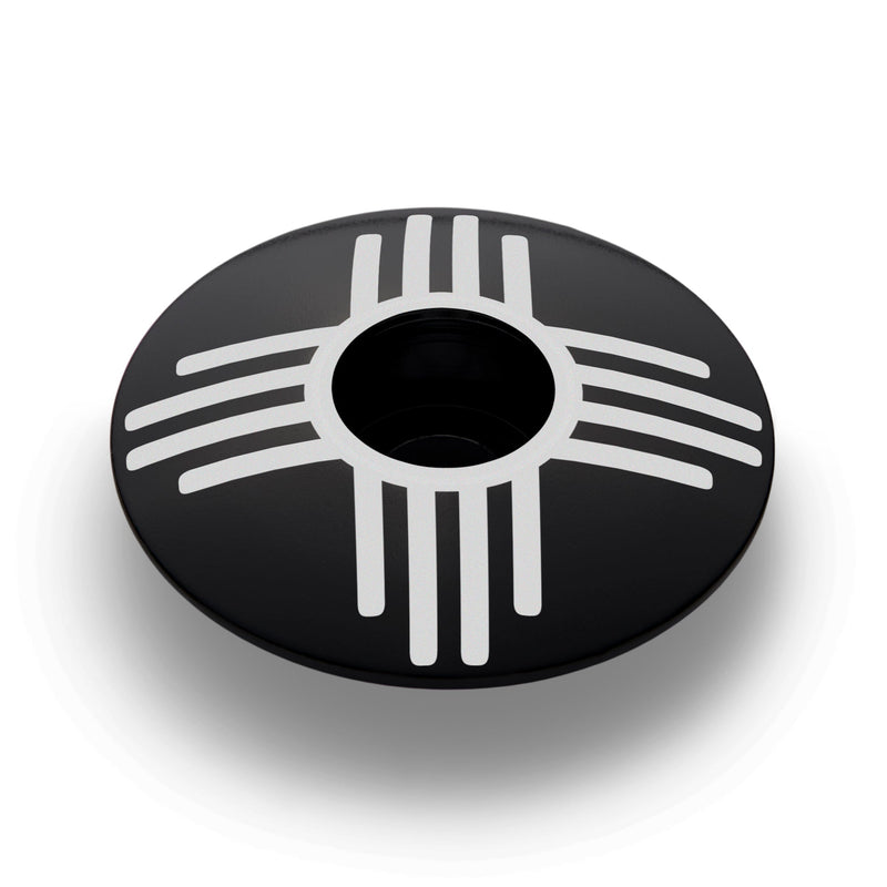 Load image into Gallery viewer, Zia New Mexico Bicycle Headset Cap
