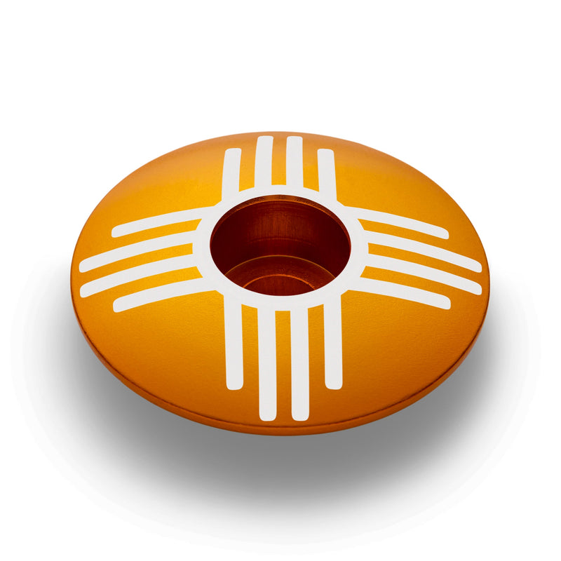Load image into Gallery viewer, Zia New Mexico Bicycle Headset Cap
