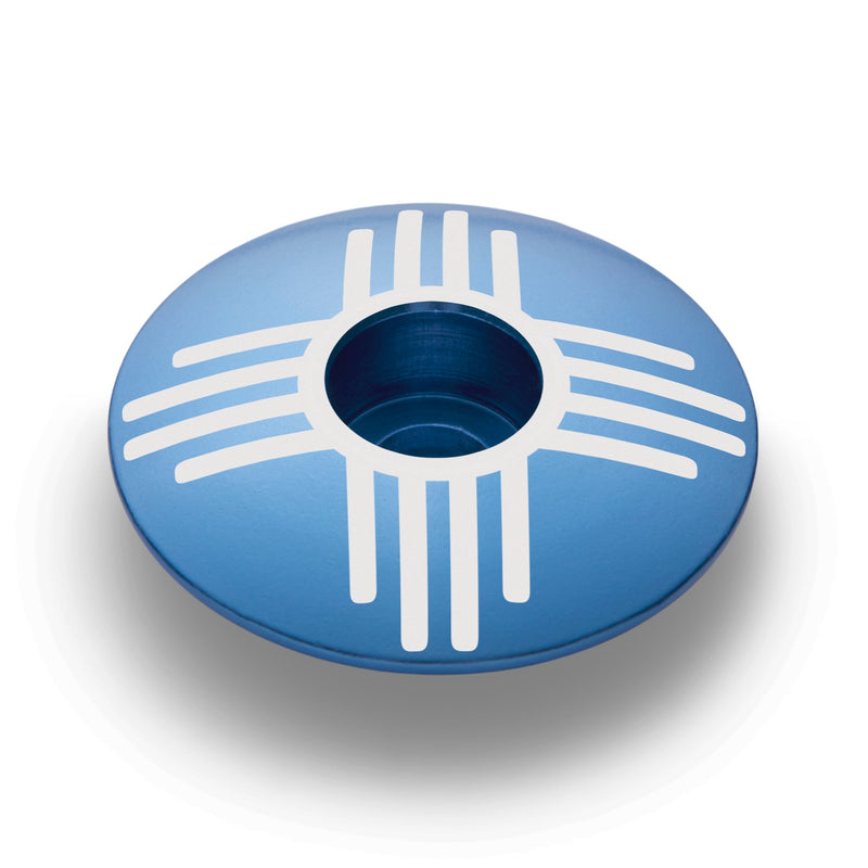 Load image into Gallery viewer, Zia New Mexico Bicycle Headset Cap
