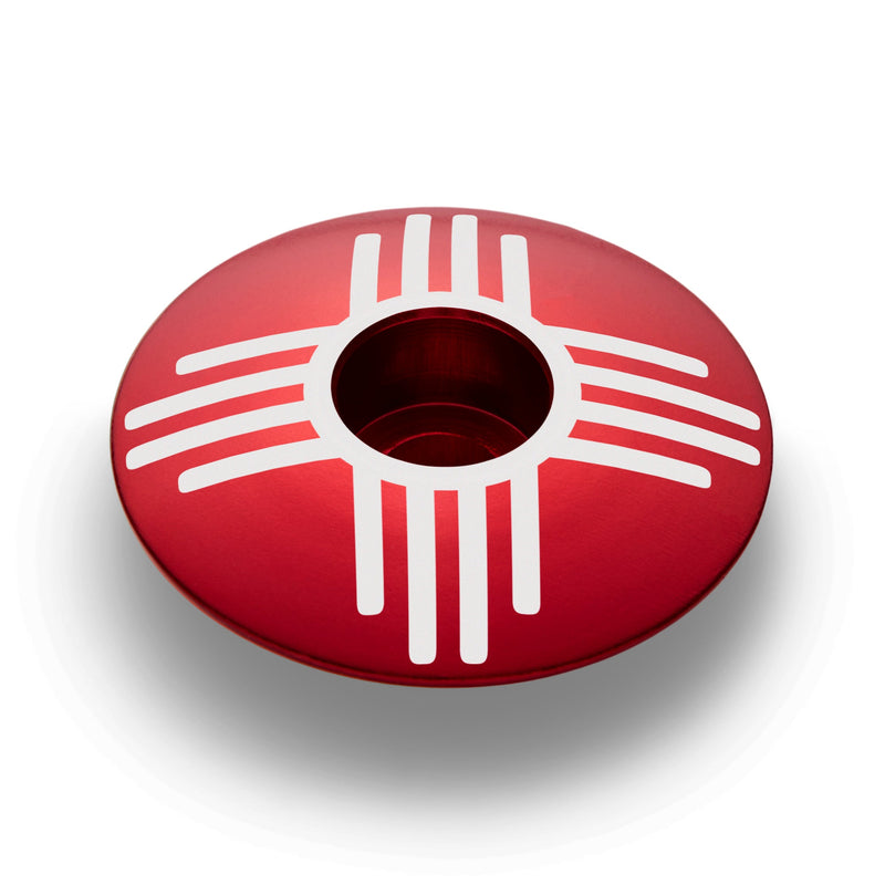 Load image into Gallery viewer, Zia New Mexico Bicycle Headset Cap

