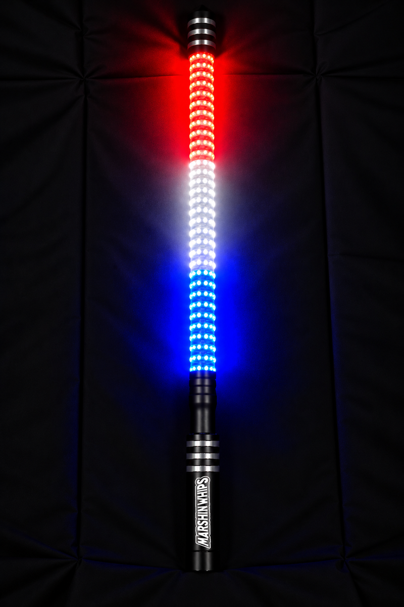 Load image into Gallery viewer, V2 Black Out LED Whip Set | Sleek Off-Road UTV Lights
