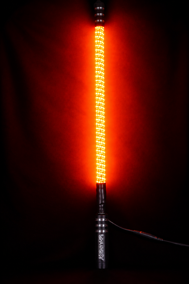 Load image into Gallery viewer, Marshin Whips V2 Black Out LED Whip | Single Stealth Off-Road Light
