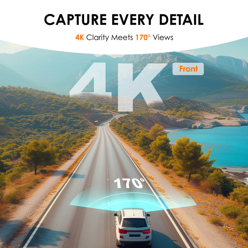 Load image into Gallery viewer, Rexing - V1P Flex X4 4K WiFi Dual Dash Cam - Black
