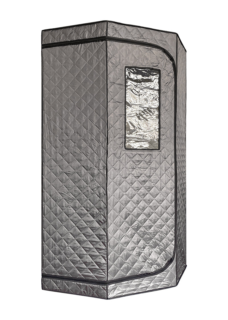 Load image into Gallery viewer, Blisspod Portable Personal Full Body 60 Min Rapid Steam Sauna | Pentagonal | Grey | Powerful 1600 Watts | 3.6L Stronger Steamer | 90X90X190cm
