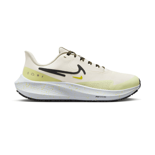 Women's Nike Pegasus 39 Shield, Pale Ivory/Black-Neutral Olive, 10 B Medium - Skoutley Outdoors LLC