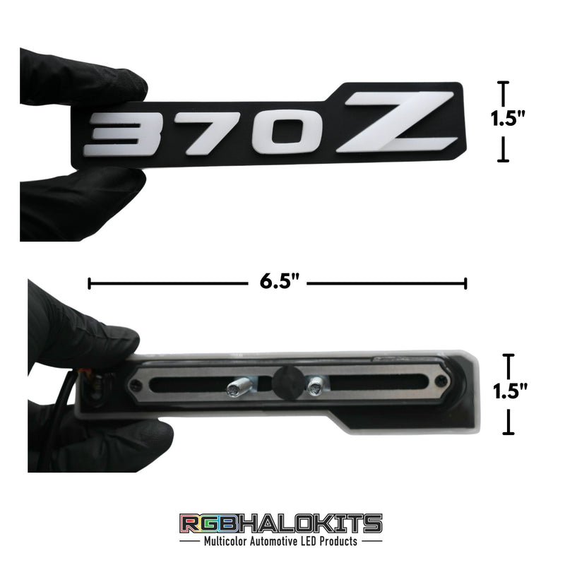 Load image into Gallery viewer, Nissan 370z LED Badge: (Multicolor Flow)
