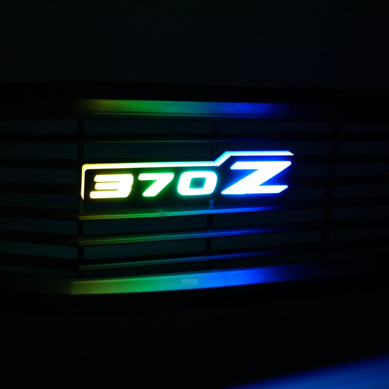Load image into Gallery viewer, Nissan 370z LED Badge: (Multicolor Flow)
