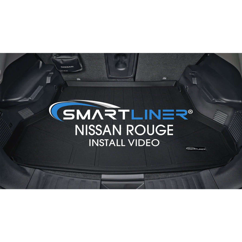 Load image into Gallery viewer, SMARTLINER Floor Liners for 2017-2024 Nissan Rogue Sport - Factory Cargo Tray in Lowest Position

