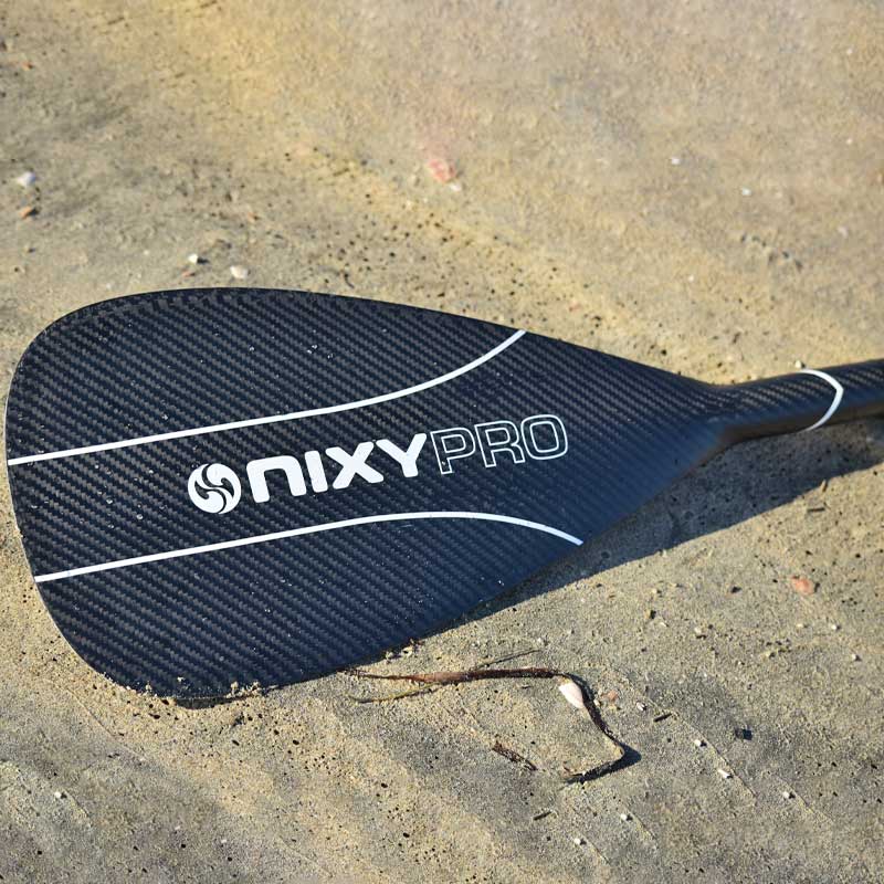 Load image into Gallery viewer, NIXY 3-Piece Adjustable 100% 12K Carbon Fiber SUP Pro Paddle
