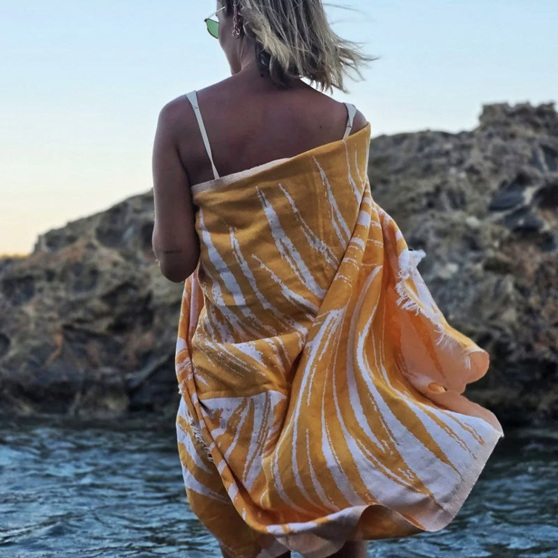 Load image into Gallery viewer, Palm - Turkish Beach Towel
