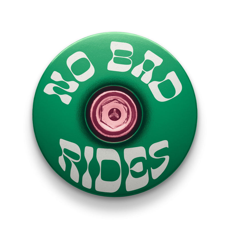 Load image into Gallery viewer, No Bad Rides Custom Bicycle Headset Cap
