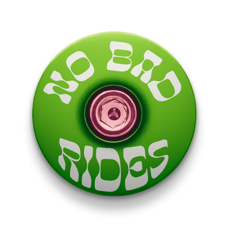 Load image into Gallery viewer, No Bad Rides Custom Bicycle Headset Cap
