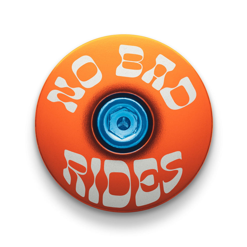 Load image into Gallery viewer, No Bad Rides Custom Bicycle Headset Cap
