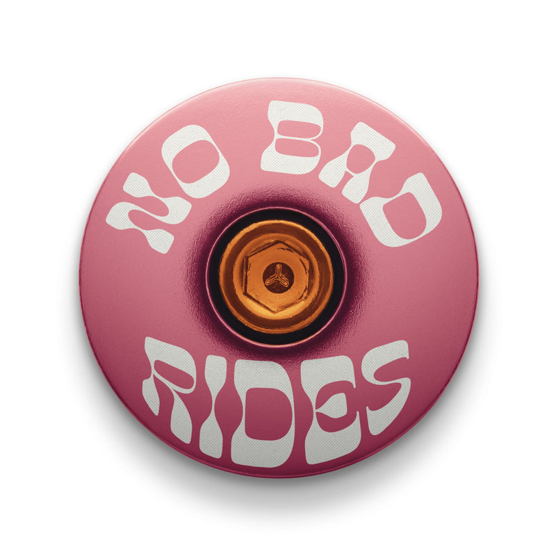 Load image into Gallery viewer, No Bad Rides Custom Bicycle Headset Cap
