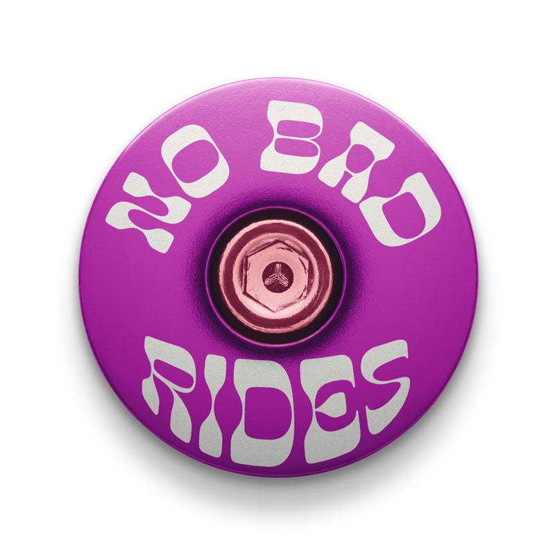 Load image into Gallery viewer, No Bad Rides Custom Bicycle Headset Cap
