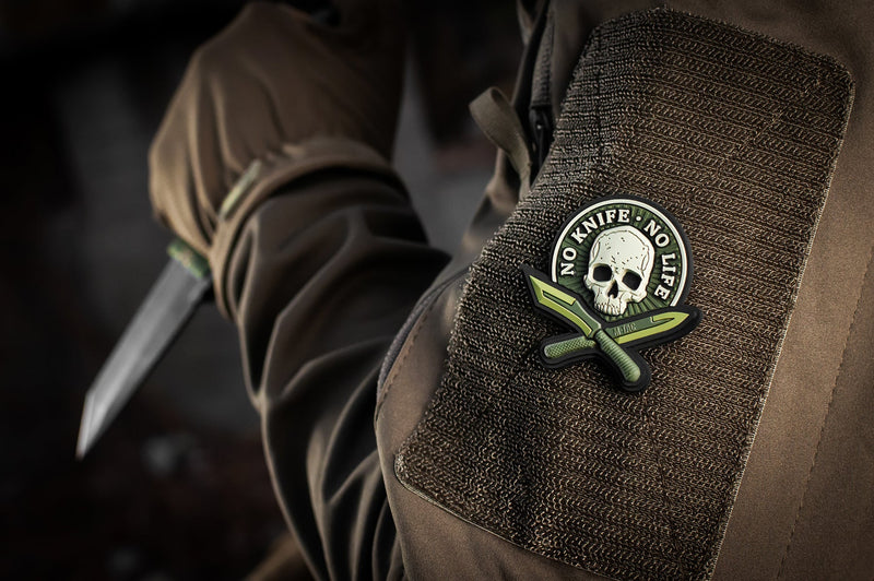 Load image into Gallery viewer, M-Tac patch No Knife - No Life 3D PVC

