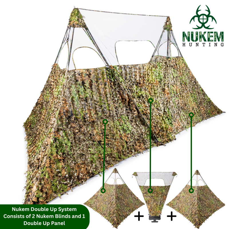 Load image into Gallery viewer, Double Up System - Mossy Oak Greenleaf 3D Leafy
