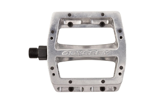 Odyssey BMX Trailmix Looseball Pedals - Anodized Silver