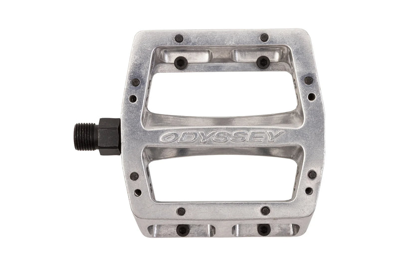 Load image into Gallery viewer, Odyssey BMX Trailmix Looseball Pedals - Anodized Silver
