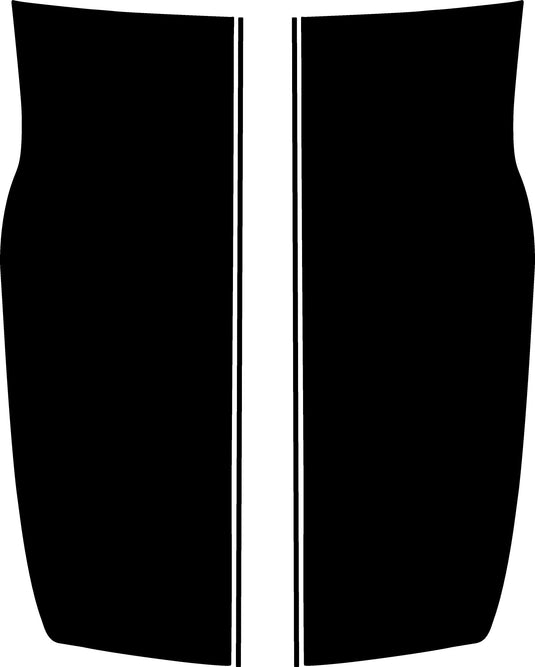 OE Style Hood Stripe Decals for 2019-2024 Chevrolet Silverado