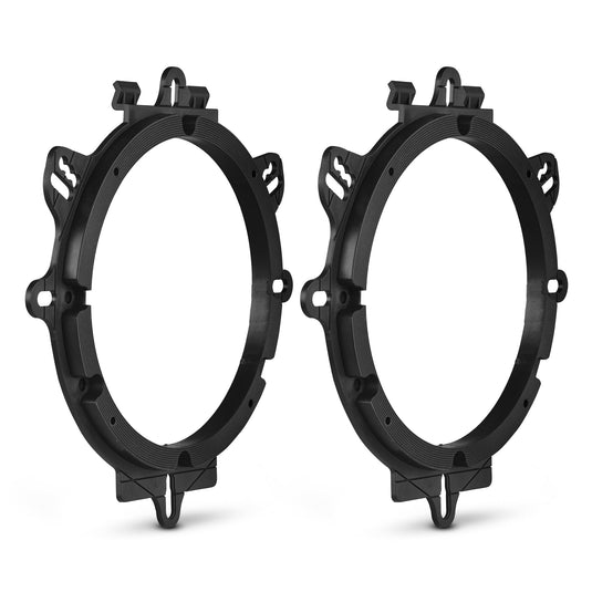 6.5" PRO Midrange Coaxial Speakers with Amplifier and OEM Adapters