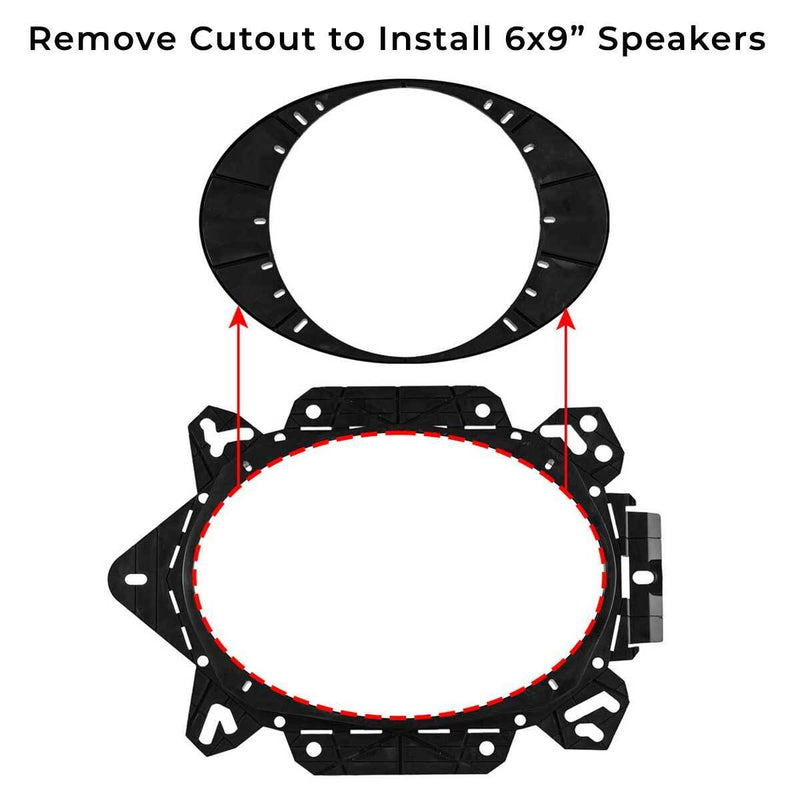 Load image into Gallery viewer, Universal OEM Speaker Adapter for 6x9” or 6.5" Speakers

