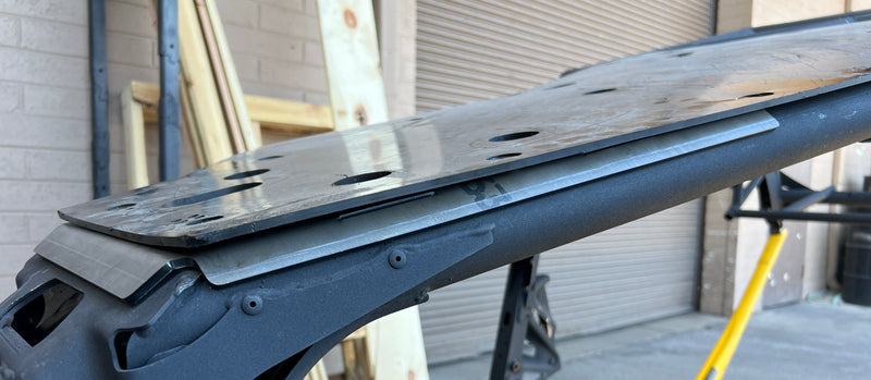 Load image into Gallery viewer, CAN AM MAVERICK R 2 SEAT REAR SKID/GUSSET PLATE

