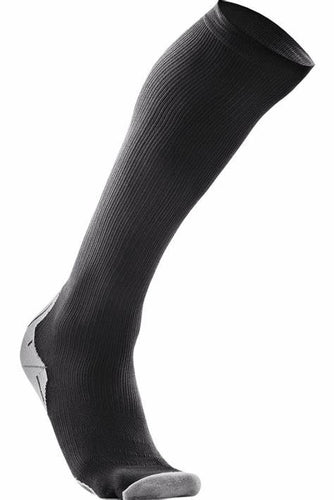 2XU Women's Compression Recovery Socks (Black/Black) Small
