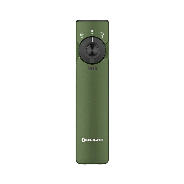 Load image into Gallery viewer, OLIGHT ARKFELDPRO3RODGV3 Arkfeld Pro Flat EDC Flashlight with LED Light UV and Laser - OD Green
