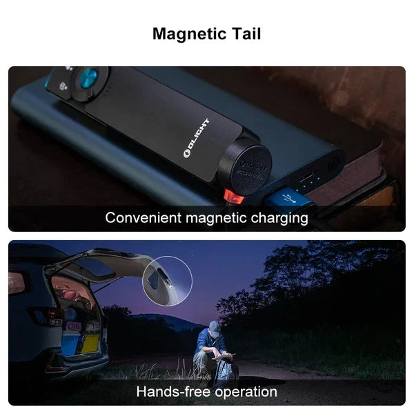 Load image into Gallery viewer, OLIGHT ARKFELDPRO3RODGV3 Arkfeld Pro Flat EDC Flashlight with LED Light UV and Laser - OD Green

