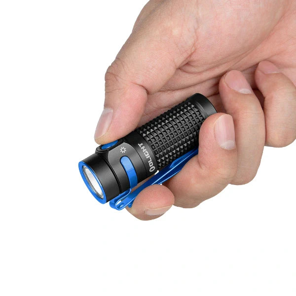 Load image into Gallery viewer, OLIGHT BATON4KITBK Baton 4 Powerful EDC Flashlight 1300 Lumens - Black - Premium (With Charging Case)
