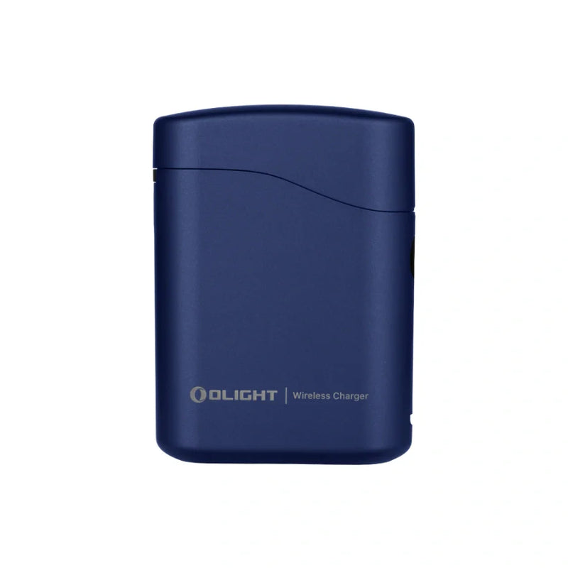Load image into Gallery viewer, OLIGHT BATON4KITRGBU Baton 4 Powerful EDC Flashlight 1300 Lumens - Regal Blue - Premium (With Charging Case)
