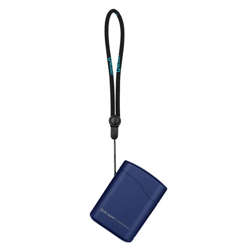 Load image into Gallery viewer, OLIGHT BATON4KITRGBU Baton 4 Powerful EDC Flashlight 1300 Lumens - Regal Blue - Premium (With Charging Case)

