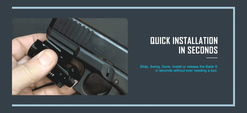 Load image into Gallery viewer, OLIGHT BALDRSBK Baldr S Rail Mounted Light 800 Lumens
