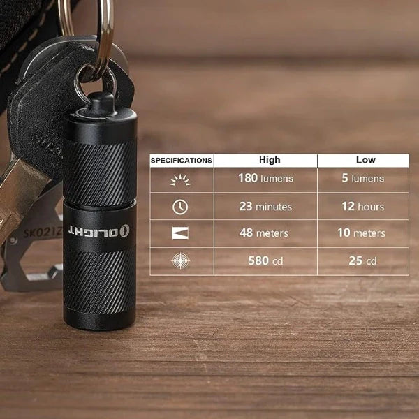 Load image into Gallery viewer, OLIGHT I1R2PROBK i1R 2 Pro Keychain Flashlight - Black
