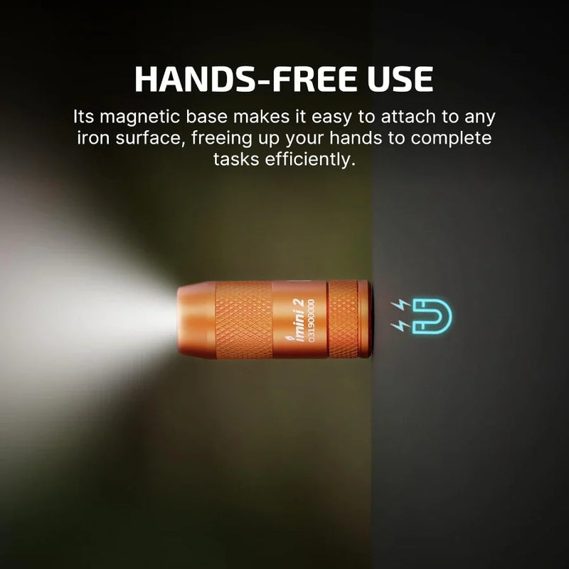 Load image into Gallery viewer, OLIGHT IMINI2OG imini 2 Rechargeable Mini Flashlight - Orange
