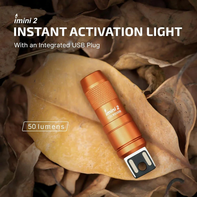 Load image into Gallery viewer, OLIGHT IMINI2OG imini 2 Rechargeable Mini Flashlight - Orange
