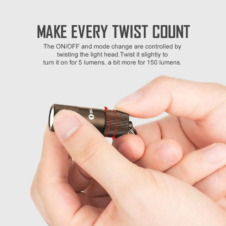 Load image into Gallery viewer, OLIGHT I1R2 EOS Keychain Flashlight Kit - Desert Tan
