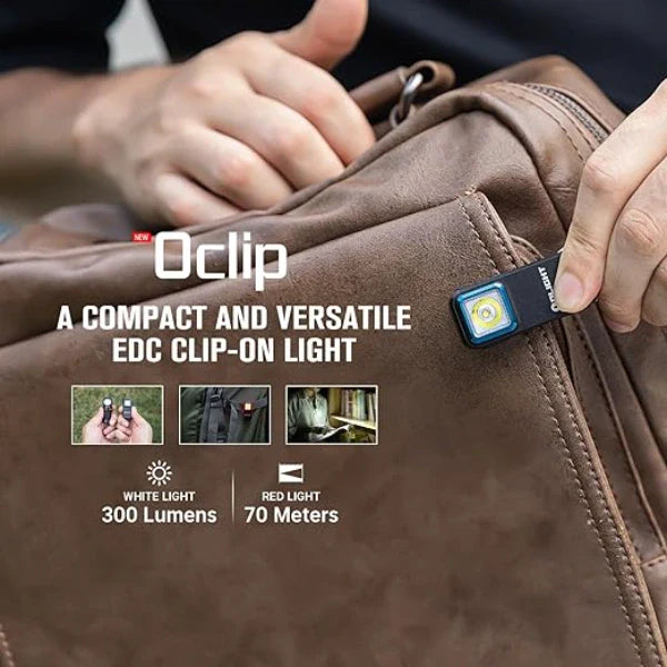 Load image into Gallery viewer, OLIGHT OCLIPBK Oclip Clip Light with White and Red Light - Black
