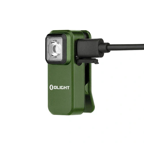 Load image into Gallery viewer, OLIGHT OCLIPODG Oclip Clip Light with White and Red Light - OD Green
